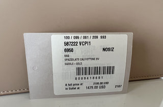 Neu mit Etikett: 2100 $ Bottega Veneta Mini-Umhängetasche aus Sattelleder 587222 Hergestellt in Italien