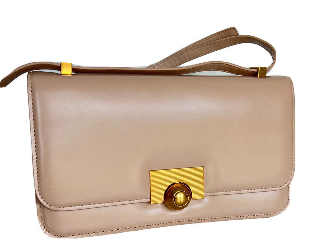 NWT 2540 $ Bottega Veneta Sattelleder Mittelgroße Umhängetasche 578009 Hergestellt in Italien