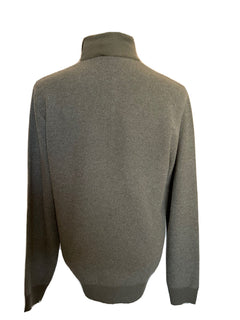 Neu mit Etikett: 1295 $ Ralph Lauren Purple Label Cashmere Dark Sage 1/4 Zip Pullover XL Italien