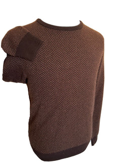 Neu mit Etikett: 1495 $ Ralph Lauren Purple Label Kaschmirbrauner Pullover XL Hergestellt in Italien