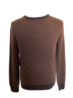 Neu mit Etikett: 1495 $ Ralph Lauren Purple Label Kaschmirbrauner Pullover XL Hergestellt in Italien