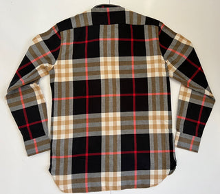 Мужская черная хлопковая рубашка на пуговицах в клетку Burberry, размер 3XL, 390 долларов (NWT)