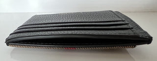 Кожаный кошелек NWT Burberry с зажимом для денег, черный/коричневый 40657151 