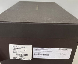 NIB 890 $ Bottega Veneta Herren-Lederschuhe in Schwarz 11 US (44 Euro) 417021 IT 
