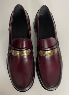 NIB $ 1150 Bottega Veneta Herren-Lederschuhe Barolo 10,5 US (43,5 Eu) 522184 IT 
