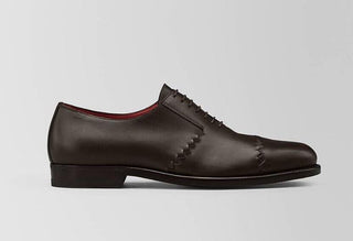 NIB $990 Bottega Veneta Herren-Lederschuhe Espresso 9 US (42 Euro) 548109 IT 