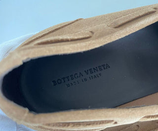 NIB 870 $ Bottega Veneta Herren-Wildlederschuhe Camel 10,5 US (43,5 Euro) 522283 IT 
