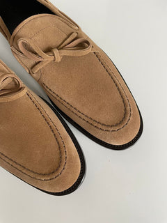 NIB 870 $ Bottega Veneta Herren-Wildlederschuhe Camel 10,5 US (43,5 Euro) 522283 IT 