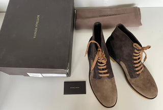 NIB $960 Bottega Veneta Wildleder Braune Stiefeletten 12 US (45 Euro) 522290 Italien 
