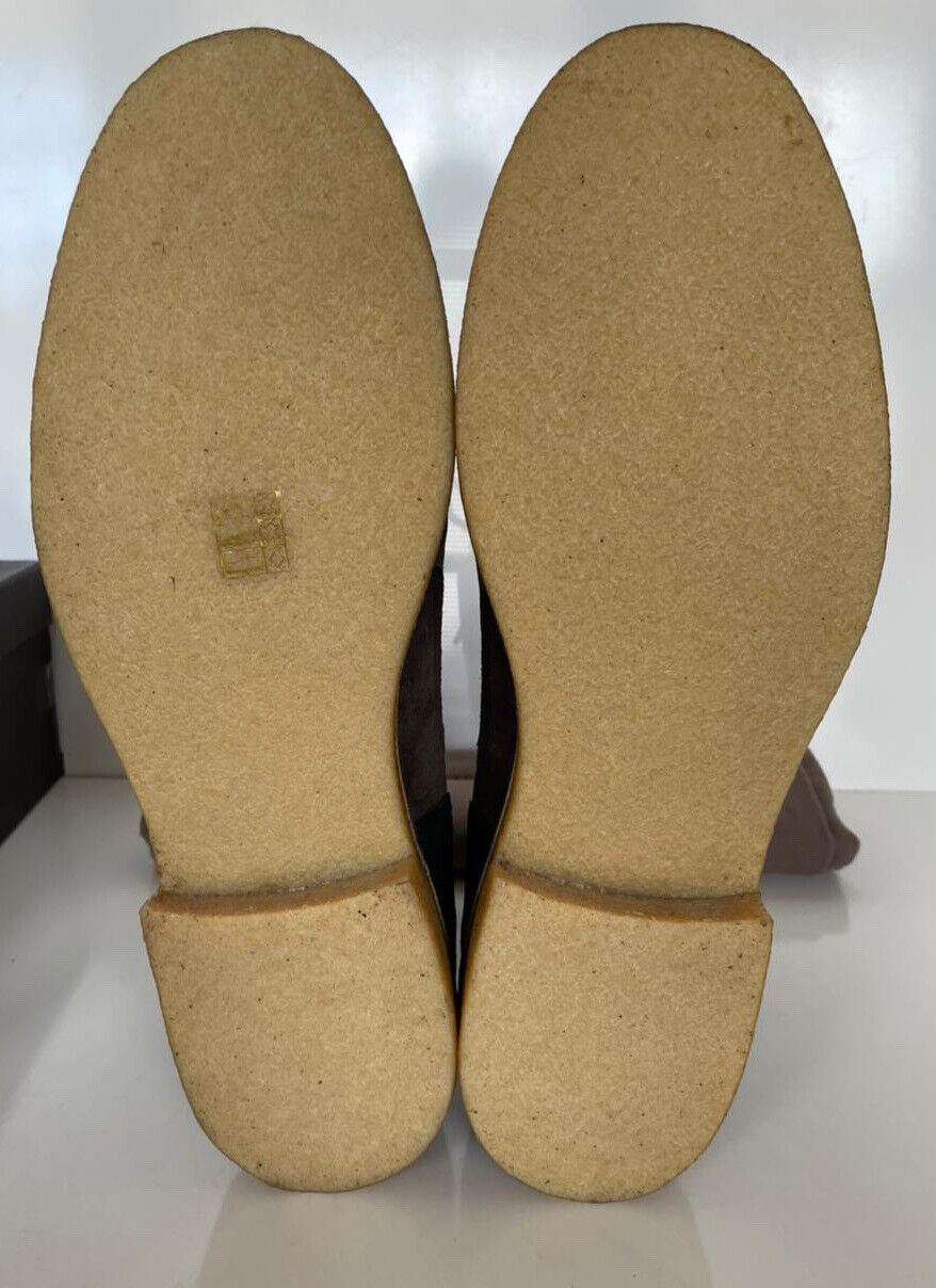 NIB $960 Bottega Veneta Suede Brown Ankle Boots 12 US (45 Euro) 522290 Italy