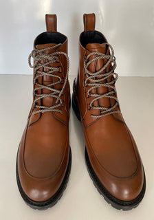 NIB $ 1200 Bottega Veneta Kalbsleder Braune Stiefeletten 11 US (44 Euro) 548145 