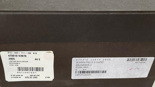 NIB 950 $ Bottega Veneta Herren-Leder-Monk-Riemenschuhe Steel 11 US (44) 473310 