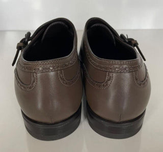 NIB 950 $ Bottega Veneta Herren-Leder-Monk-Riemenschuhe Steel 11 US (44) 473310 
