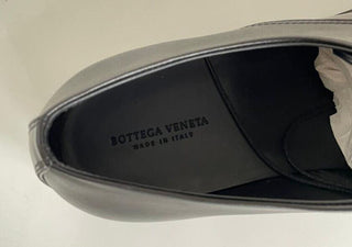 NIB 920 $ Bottega Veneta Herren-Lederschuhe in Schwarz 12 US (45 Euro) 496890 Italien 
