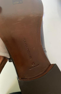NIB $ 1150 Bottega Veneta Kalbsleder Schwarze Stiefeletten 12 US (45 Eu) 532836 IT 