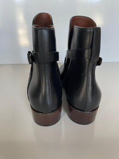 NIB $ 1150 Bottega Veneta Kalbsleder Schwarze Stiefeletten 12 US (45 Eu) 532836 IT 