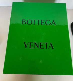 NIB $ 1150 Bottega Veneta Kalbsleder Schwarze Stiefeletten 12 US (45 Eu) 532836 IT 