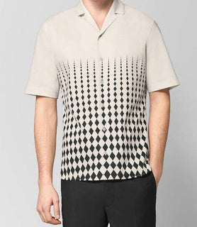 NWT 750 $ Bottega Veneta Poloshirt Mist-Black 42 US (52 Euro) 526094 Italien 
