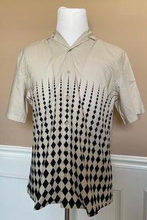 NWT 750 $ Bottega Veneta Poloshirt Mist-Black 42 US (52 Euro) 526094 Italien 