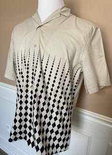 NWT 750 $ Bottega Veneta Poloshirt Mist-Black 42 US (52 Euro) 526094 Italien 