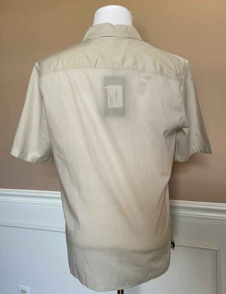 NWT $750 Bottega Veneta Polo Shirt Mist-Black 42 US (52 Euro) 526094 Italy