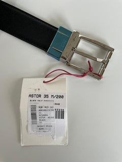 NIB 295 $ Bally Herren-Astor-Wendegürtel aus doppelseitigem Leder, 31"-35" 