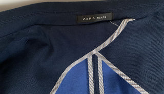 ZARA MAN 100 % Polyester Sportmantel Jacke Größe 40 US (50 Euro) 