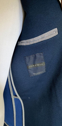 ZARA MAN Sport Coat Jacket Size 40 US (50 Euro)