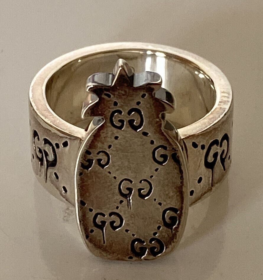 GUCCI GG Pineapple Sterling Silver 925 Ring Size 13 Gucci (16.8 mm