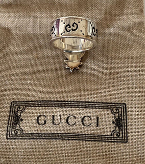 Новое кольцо GUCCI GG Pineapple из стерлингового серебра 925 пробы, размер 13 (16,8 мм) 476829 