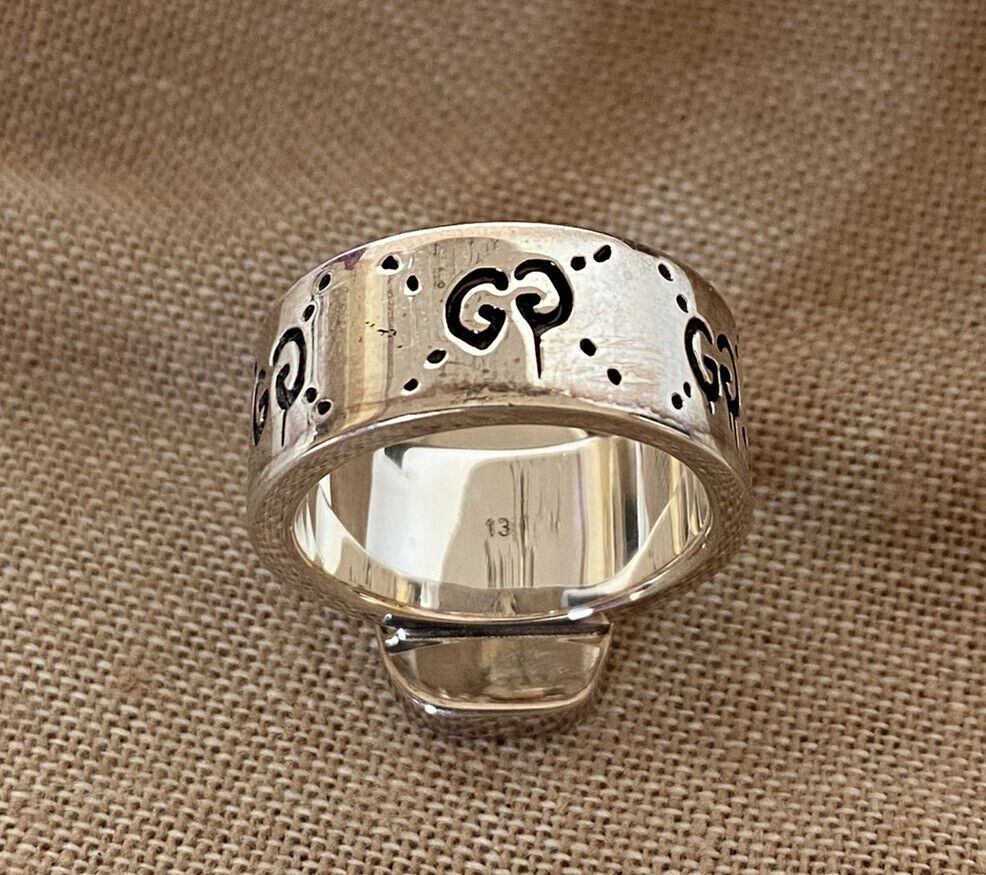 Новое кольцо GUCCI GG Pineapple из стерлингового серебра 925 пробы, размер 13 (16,8 мм) 476829 