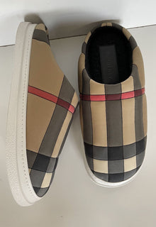 NIB Burberry Damen Archive Beige Mule Sneakers 8 US (38 Euro) 8046987 Italien 