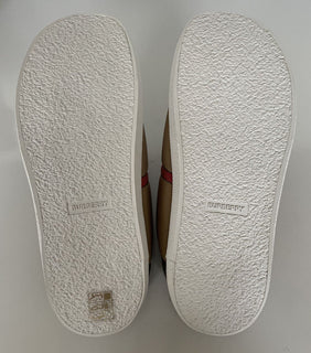 NIB Burberry Damen Archive Beige Mule Sneakers 8 US (38 Euro) 8046987 Italien 