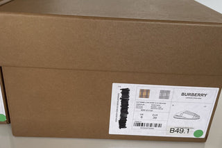 NIB Burberry Women's Archive Beige Mule Sneakers 9 US (39 Euro) 8046987 Italy