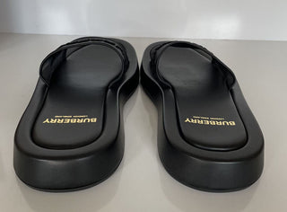 NIB Burberry Damen-Sandalen mit besticktem Mesh-Logo, 8 US (38 Euro) 8039250 
