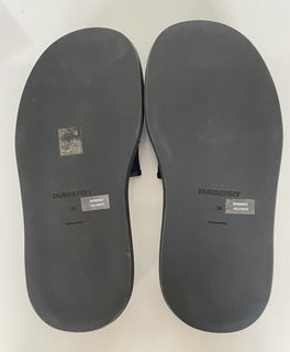NIB Burberry Damen-Sandalen mit besticktem Mesh-Logo, 8 US (38 Euro) 8039250 