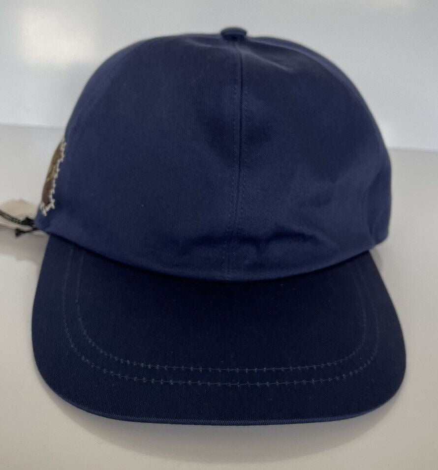 Бейсболка NWT Gucci Eschatology, синяя шляпа, большая, сделано в Италии, 656183 