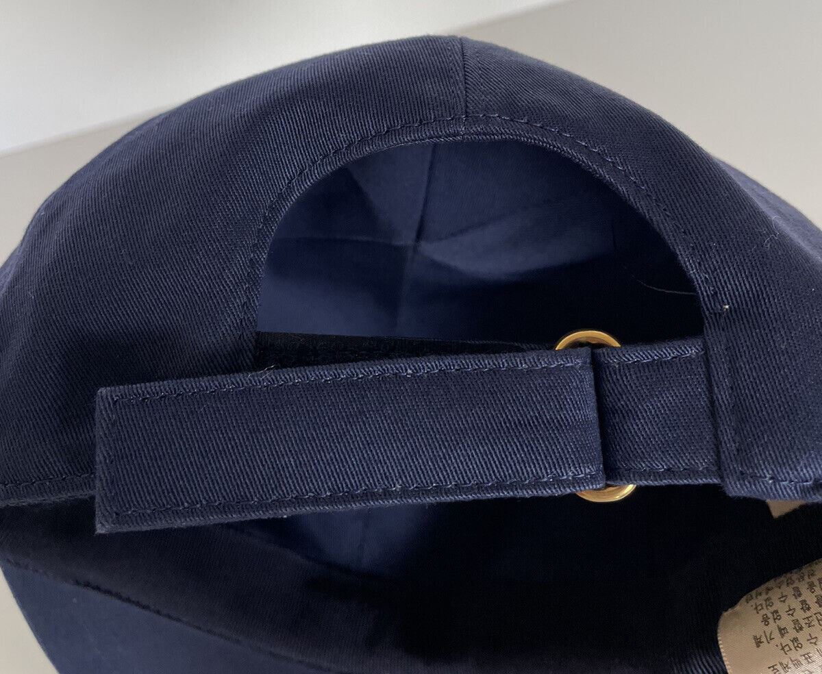 Бейсболка NWT Gucci Eschatology Синяя шляпа среднего размера, сделано в Италии 656183 