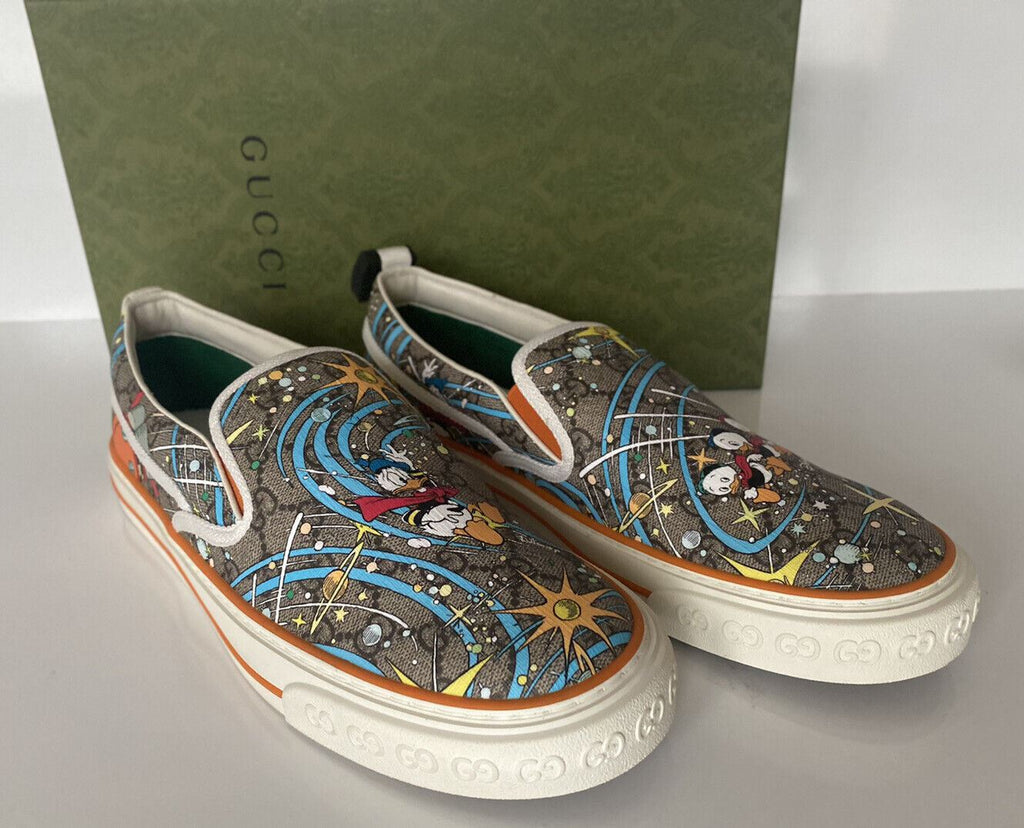 NIB Gucci Herren GG Supreme Donald Duck Sneakers 10,5 US (Gucci 10) Italien 647951 