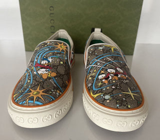 NIB Gucci Herren GG Supreme Donald Duck Sneakers 10,5 US (Gucci 10) Italien 647951 