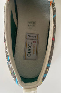 NIB Gucci Herren GG Supreme Donald Duck Sneakers 10,5 US (Gucci 10) Italien 647951 