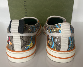 NIB Gucci Herren GG Supreme Donald Duck Sneakers 10,5 US (Gucci 10) Italien 647951 
