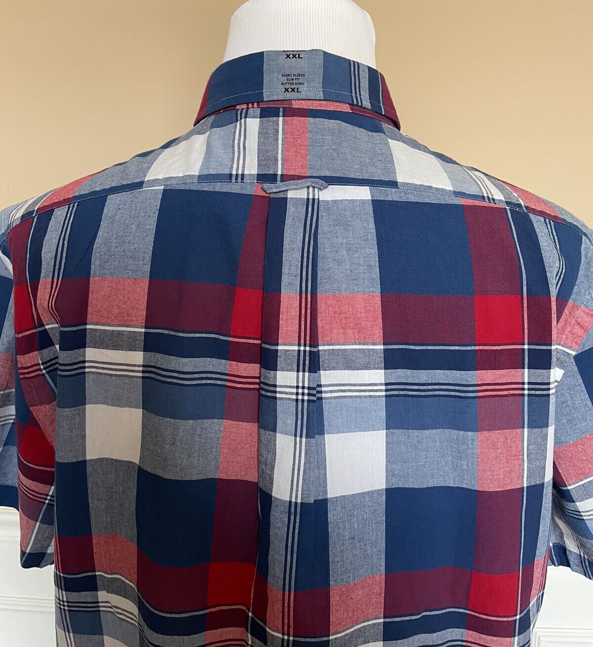 Мужская разноцветная классическая рубашка с короткими рукавами Polo Ralph Lauren, размер 2XL/2TG, NWT 115 долларов США