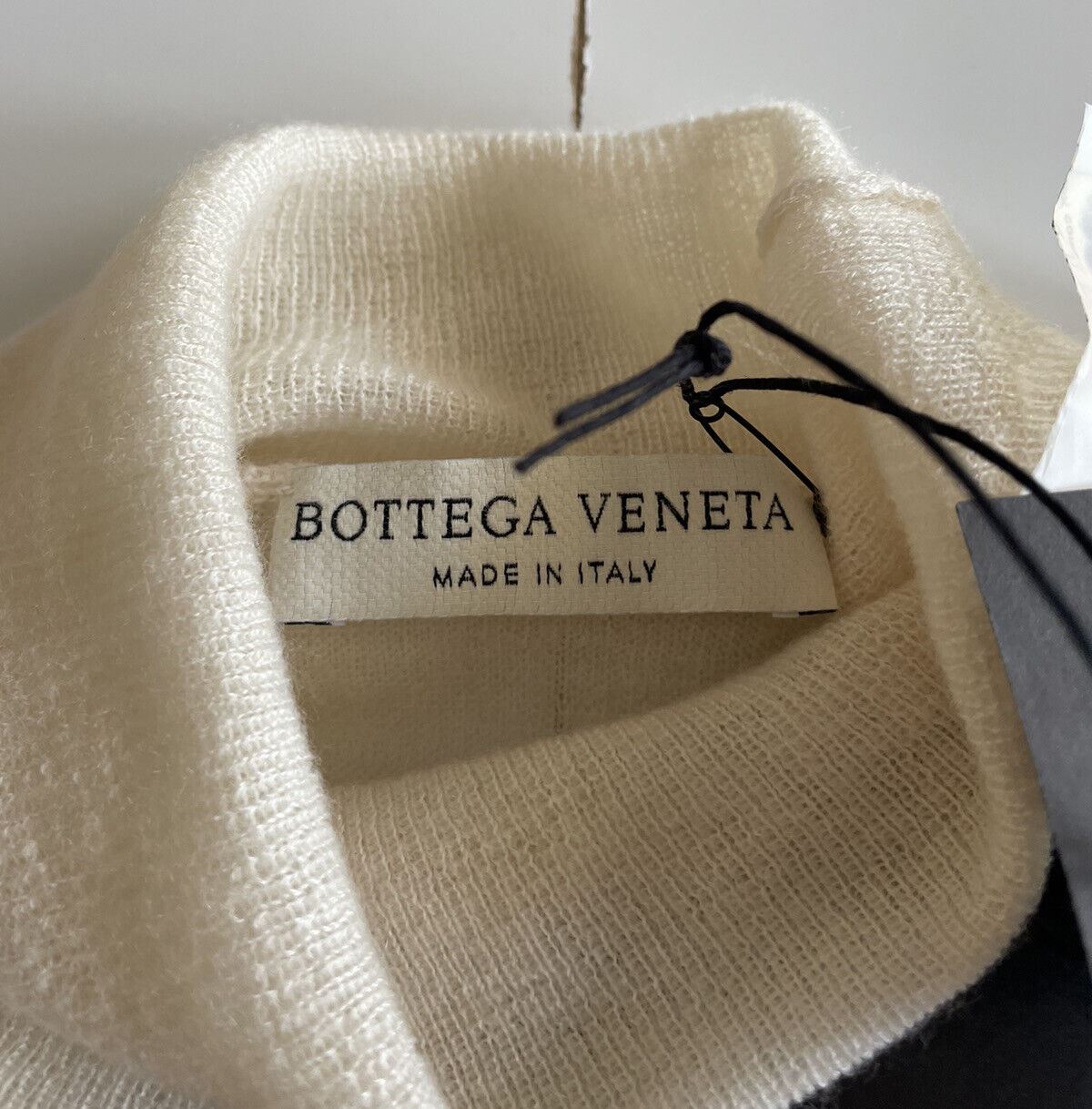 Neu mit Etikett: 1.150 $ Bottega Veneta Damen-Kaschmirpullover in Hellbraun 3 US (42 Bottega) 601699