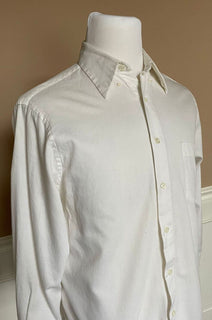 Hugo Boss Mens White Dress Shirt Medium
