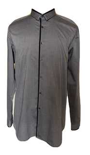 Hugo Boss Men's Slim Fit Cotton Grey Dress Shirt 2XL