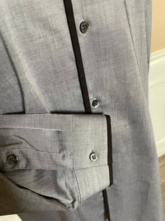 Hugo Boss Men's Slim Fit Cotton Grey Dress Shirt 2XL