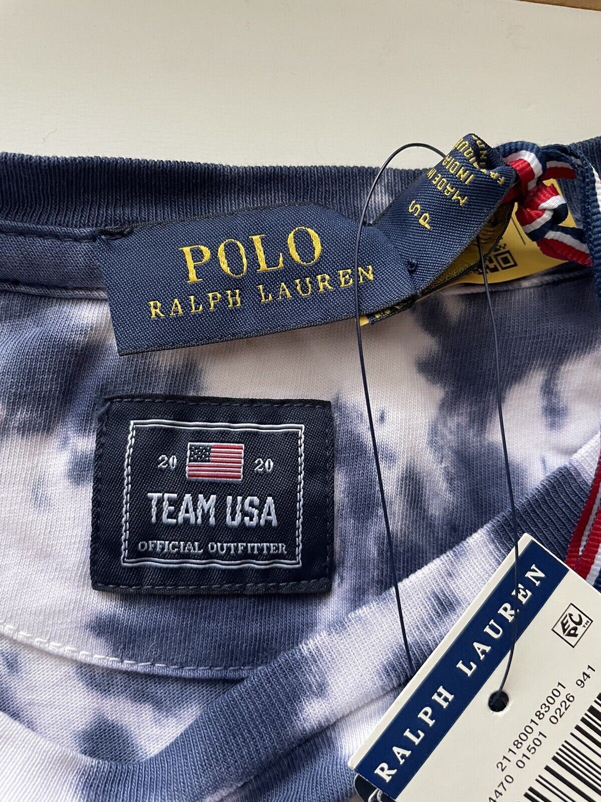Разноцветная футболка сборной США с короткими рукавами NWT Polo Ralph Lauren, маленькая