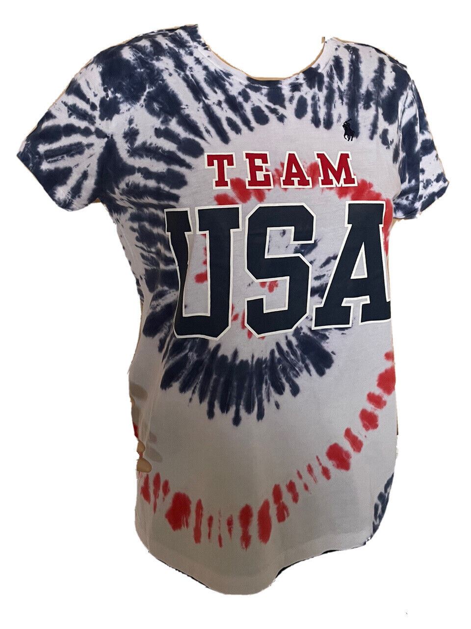 NWT Polo Ralph Lauren Multicolor Short Sleeve Team USA T-Shirt Large