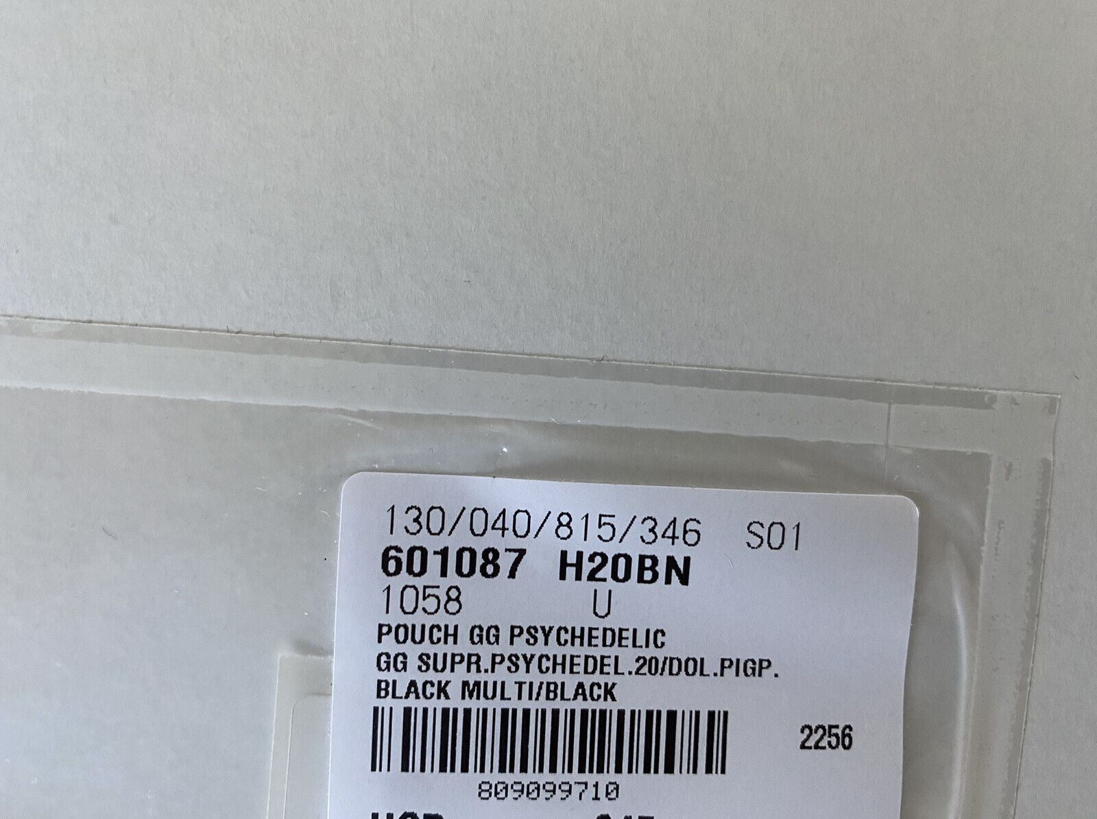 Neu mit Etikett: Gucci GG Psychedelic Print Reißverschluss-Umhängetasche 601087, hergestellt in Italien 